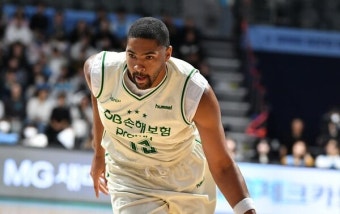 소노 상대 양궁 선보인 DB, 21점 차 대승으로 첫 승 신고