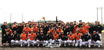 한화이글스, 2024 스프링캠프 종료… MVP 정은원·김민우·김서현 선정