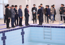 강기정 광주광역시장, 빛그린‧평동 체육관 현장점검에 나섰다