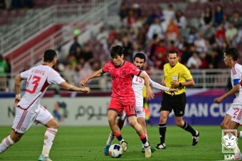 [U-23 아시안컵 ]'이영준 극장골' 황선홍호, UAE와 1차전 1-0 승리