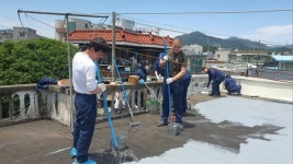 한국폴리텍대학 순천캠퍼스, 광양읍 환경개선 봉사 펼쳐