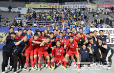 충남아산FC, 수원삼성 잡고 9위에서 7위로 두 계단 상승