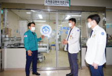 조선대 응급의료현장 찾은 강기정 시장 시민 안심진료 최선
