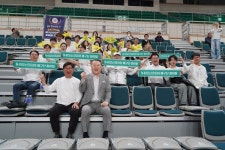 비오신코리아 전 임직원, 제105회 전국체전 배구팀 단체 응원전 펼쳐 눈길