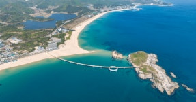 고성군,죽왕면 오호리 해양관광복합지구 명칭송지호 바다 하늘길 변경