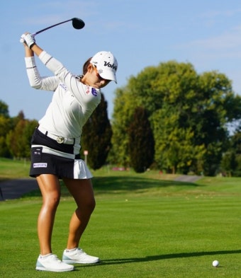 공동 7위로 나선 이미향의 우드샷 [LPGA 에비앙 챔피언십]