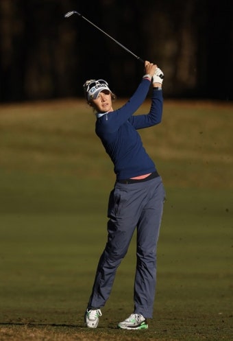 고진영과 동반하며 선두에 나선 '대세' 넬리 코다 [LPGA 드라이브온 챔피언십]