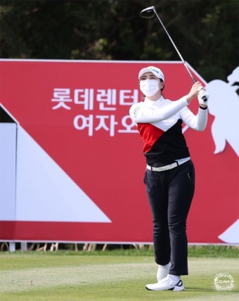 이가영 프로의 군더더기 없는 티샷 [KLPGA 롯데렌터카 여자오픈]