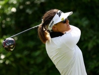 티샷을 날리는 한나 그린 [LPGA HSBC 월드챔피언십]