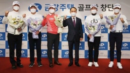 KPGA 스타 허인회·김승혁·최호성, 금강주택 골프단 창단 멤버로