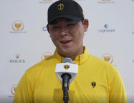 좋은 팀워크로 승리 기대하는 김시우 [PGA 프레지던츠컵]