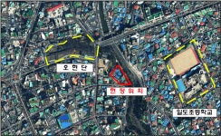 이도일동 남수각 2지구, 붕괴예방 공사 착공