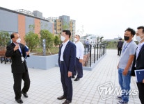 안동우 제주시장, 한림읍사무소 업무 개시 상황 점검