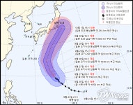 [속보]전남 순천시 1.2지진 발생, 2021 16호태풍 민들레 실시간경로 발표