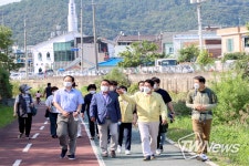 용인시 처인구, 경안천 25km 구간에 그늘막·화장실 설치
