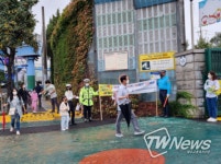 인천시 남동구, 만수초등학교 앞 보행교통지킴이 캠페인 실시