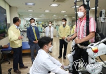 평택시 송탄보건소, 치매·장애인을 위한 가상현실 보행로봇재활 사업 추진