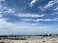 [포토뉴스] 제주 곽지해수욕장 물놀이