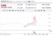 [특징주] 세종메디칼 주가 6% 상승…이유는?