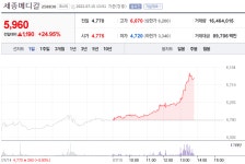 [특징주] 세종메디칼 주가 24% 상승…이유는?
