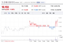 [특징주] 두산에너빌리티 주가 소폭 상승…이유는?