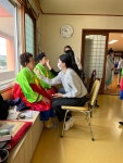 제주관광대학교 항공서비스과, 수산리 경로당 찾아 재능기부 행사 진행