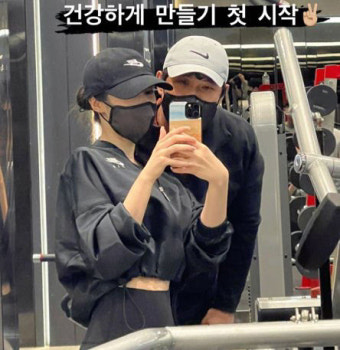 지연황재균, 12월 결혼준비…헬스장 데이트