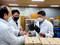 김학도 중소벤처기업진흥공단 이사장, 제주웰빙영농조합법인 방문해 격려와 애로사항 점검
