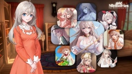 브이시스터즈, 육성 시뮬레이션 게임 천년의 소녀 PC 스팀 미리해보기 출시