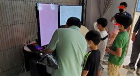 [겜덕연구소] 유부남 침흘리는 자작 게임기! 라즈겜동 정모에 게임기들 한가득!