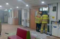 부산 요양병원 2층 화장실 천장서 화재