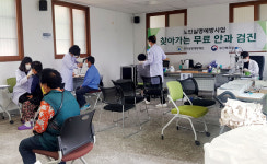 의령군 용덕면, 찾아가는 무료 안검진 실시