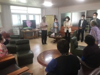 경산시 중방동, 중복 맞아 폭염대비 경로당 위문 방문