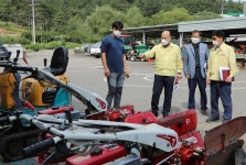 함안 조규호 부군수, 추수기 대비 농기계 안전점검 실시