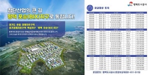평택항 거점 경기경제자유구역 최대 수혜지! 평택 포승(BIX)지구