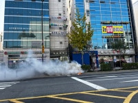 [속보] 삼전역 인근 화재