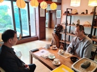 김제시, 금산사 향완 반환 해법 찾기 위해 문화재 제자리 찾기 대표 혜문스님과 면담