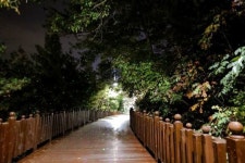 양평군, 가을밤 갈산공원 빛낼 경관조명 설치