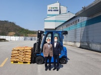 NH농협무역, 친환경 고성능 전기지게차 호평