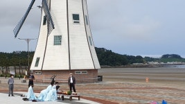 서천군, 춘장대 해수욕장 수신제 올려