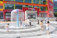 청송군, 진보키즈카페 및 야외분수 연계한 복합놀이시설 큰 인기