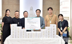 울트라브이, 성동장애인종합복지관에 이데베논브이펩 앰플 후원품 전달