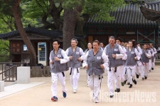 (포토뉴스) 한국관광공사, 프랑스 태권도 단체 72명 방한