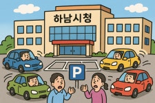 하남시청 주차난 극심…시민 빙빙 주차난 호소