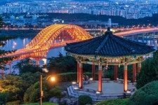 고양시, 한강하구 행주산성 야경명소로 거듭나다