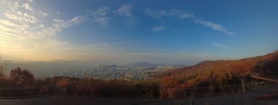 서울시, 서울둘레길 용마산 스카이워크 전망대에서 단풍을 즐겨보세요