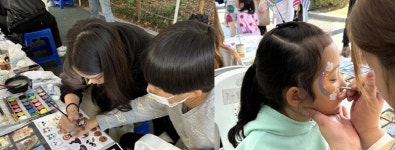 미용학원 올댓뷰티아카데미, ‘제10회 책향기 서구 책축제’서 페이스페인팅 실습