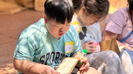 캠지기모현에서 진행된 발달장애인 생태학교, 자연에서 미래를 찾다