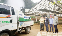 폭염 속 축산현장…피해 예방활동 점검