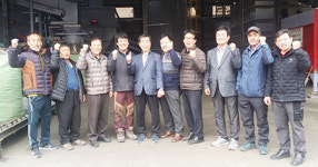여양축산영농조합법인 임원회, TMR기계 시연회 개최